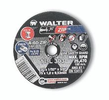 Walter Cutoff Wheel 3x1/32x3/8 TY 1 Zip   -  11L303