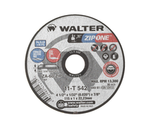 Walter Cutoff Wheel 4-1/2"x1/32x7/8 TY 1 Zip One™ -  11T542