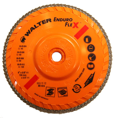 Walter Flap Disc 6x5/8-11 60 Grit Enduro-Flex™ -  06B606