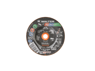 Walter Flap Disc 4-1/2 x 5/8-11 60 Grit Spin-On Flexcut  Flexcut   -  15L456