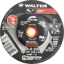 Walter Grinding Wheel 5x1/4x5/8-11 TY 27S Spinon HP - 08B500