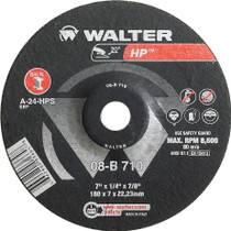 Walter Grinding Wheel 7x1/4x5/8-11 TY 27 HP™ -  08B715