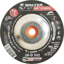 Walter Grinding Wheel 5x1/8x5/8-11 TY 27 HP Combo   -  08B507