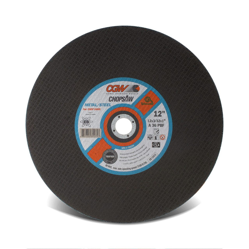 CGW Chop Saw Wheel 14x3/32x1 A36-P-BF Double Reinforced - 35576