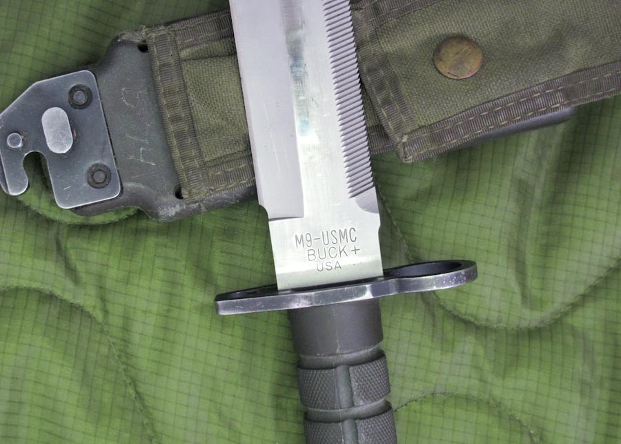 USMC Buck + M9 Bayonet with Scabbard - 1991 - Phrobis Style 