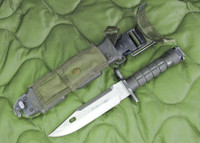 USMC Buck +   M9 Bayonet with Scabbard - 1991 - Phrobis Style - Complete - USA Made