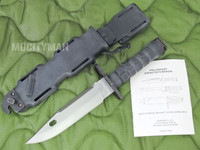 Phrobis M9A1 - Rare 1st Generation Trials Bayonet with Scabbard and Manual - Black - USA Made (13584)