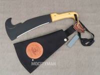 Woodman's Pal Model 481 Machete with Light CRACK IN HANDLE Nylon Sheath Genuine (35650)