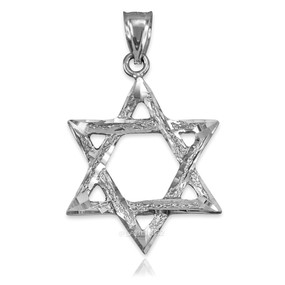 Sterling Silver Jewish Star of David DC Pendant