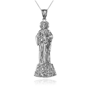 St. Jude Necklace in sterling silver