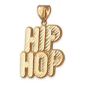 Gold Hip Hop Pendant