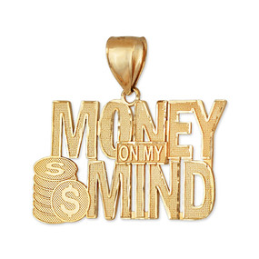 Money on My Mind Gold Hip-Hop Pendant