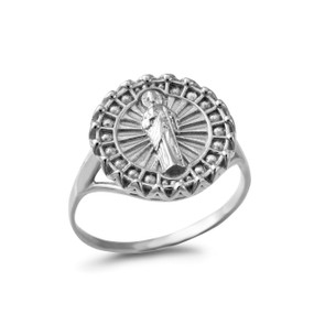 Silver St. Jude Women's Ring