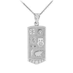 Sterling Silver Lucky Pendant Necklace
