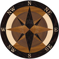 Sea Compass North Full Nautica 59"