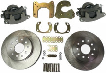 Bolt On Rear Disc Brake Kit with GM Metric Iron Calipers