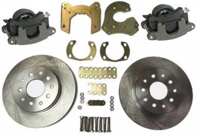 Bolt On Rear Disc Brake Kit with GM Metric Iron Calipers