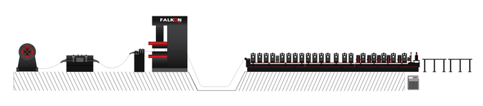 CABLE TRAY ROLL FORMING MACHINE