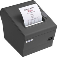 Epson TM-T88V Direct Thermal Receipt Printer, Dark Gray, USB