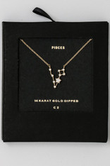 Pisces Zodiac Constellation Necklace