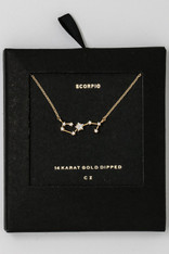 Scorpio Zodiac Constellation Necklace