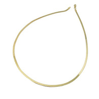 Herringbone Gold Plated Necklace