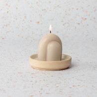 Mini pillar scandi candle