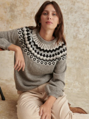 Norwegian wool mohair sweater 