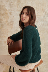 Givre Buttoned Mohair Sweater