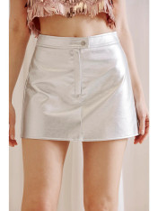 Silver lining. Mini skirt