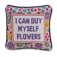 I can buy myself flowers pillow