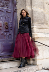 Parisian Tulle burdeaux skirt