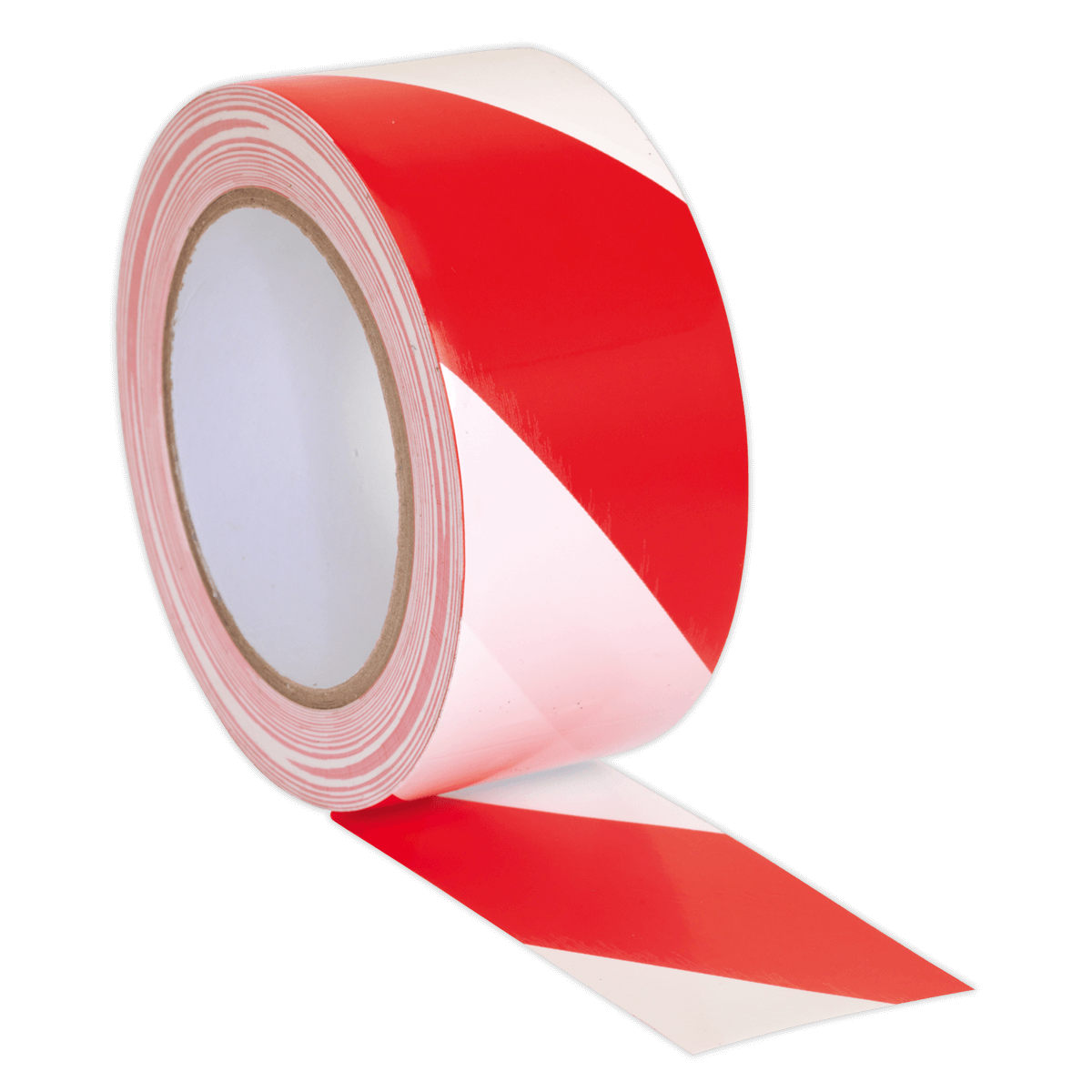Sealey HWTRW Hazard Warning Tape 50mm x 33m Red/White Toolden