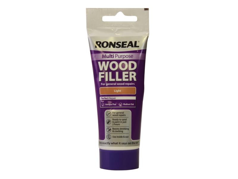 Multi Purpose Wood Filler Tube Light 100g Toolden