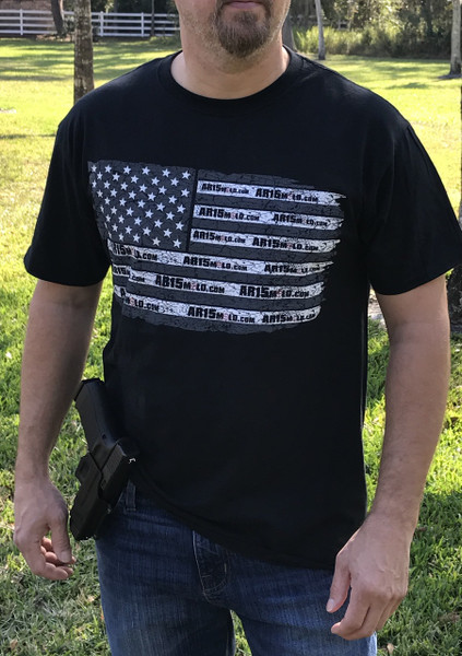Show your support of the second amendment!

The AR15Mold.com - Freedom Flag shirt.

It's your right to build firearms at home!!