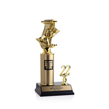 Metal Pedestal Year Trophy