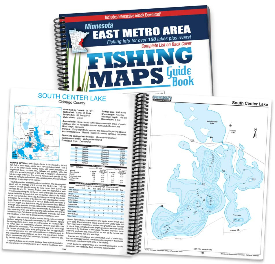 East Metro Minnesota Fishing Maps