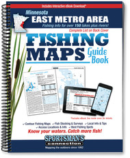 East Metro Area Minnesota Fishing Map Guide - includes contour lake maps and fishing information for over 150 lakes
