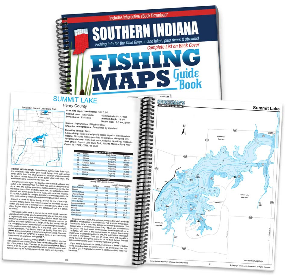Southern Indiana Fishing Maps