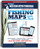 Western Upper Peninsula Michigan Fishing Map Guide cover - includes contour lake maps and fishing information for over 225 lakes plus Isle Royale and Great Lakes coverage