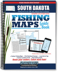 South Dakota Fishing Map Guide - includes contour lake maps and fishing information for over 135 lakes