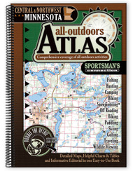 Central & Northwest Minnesota All-Outdoors Atlas & Field Guide cover - your complete guide to all of the outdoor opportunities the region has to offer