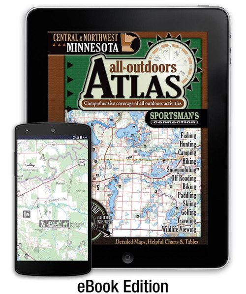 Central & Northwest Minnesota All-Outdoors Atlas eBook Edition