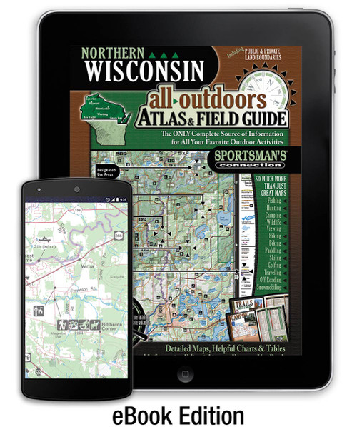 Northern Wisconsin All-Outdoors Atlas eBook Edition