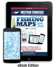 Western Tennessee Fishing Map Guide eBook Edition