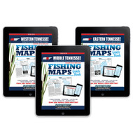 Tennessee Fishing Map Guides covers