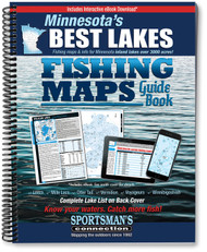 Minnesota's Best Lakes Fishing Map Guide cover