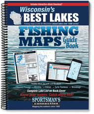 Wisconsin's Best Lakes Fishing Map Guide Cover