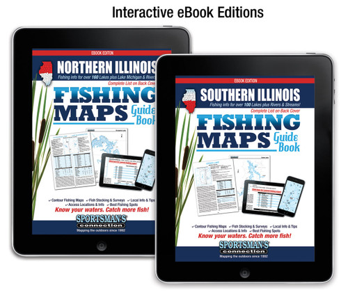 Illinois Fishing Map Guide eBook Collection