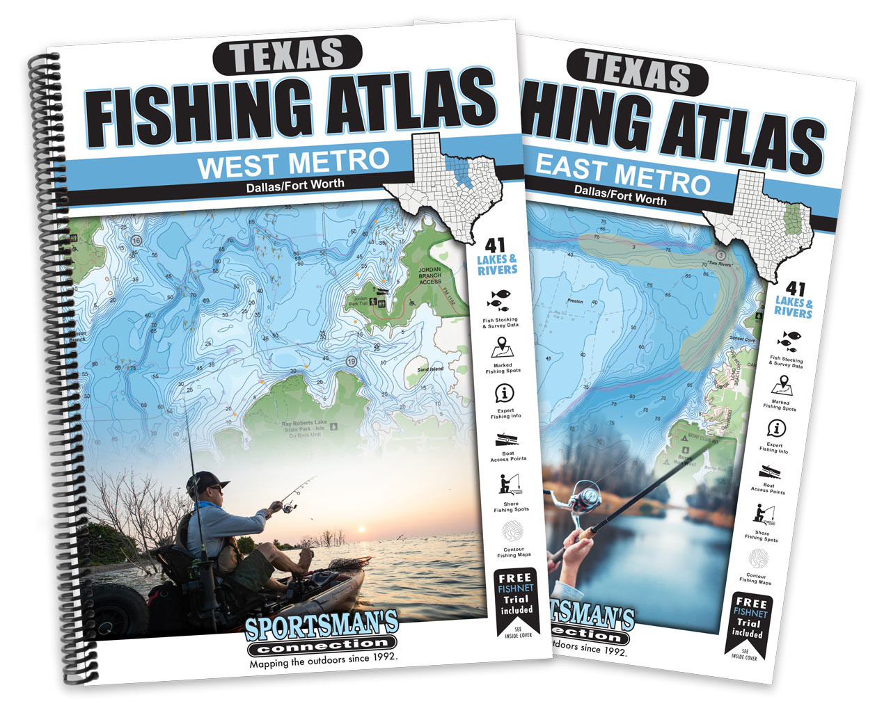 Dallas Metro Area Texas Fishing Atlases